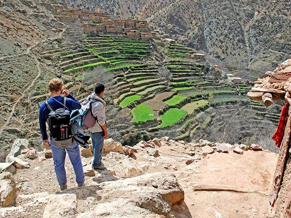 Hikers exploring scenic trails near OZ Palace