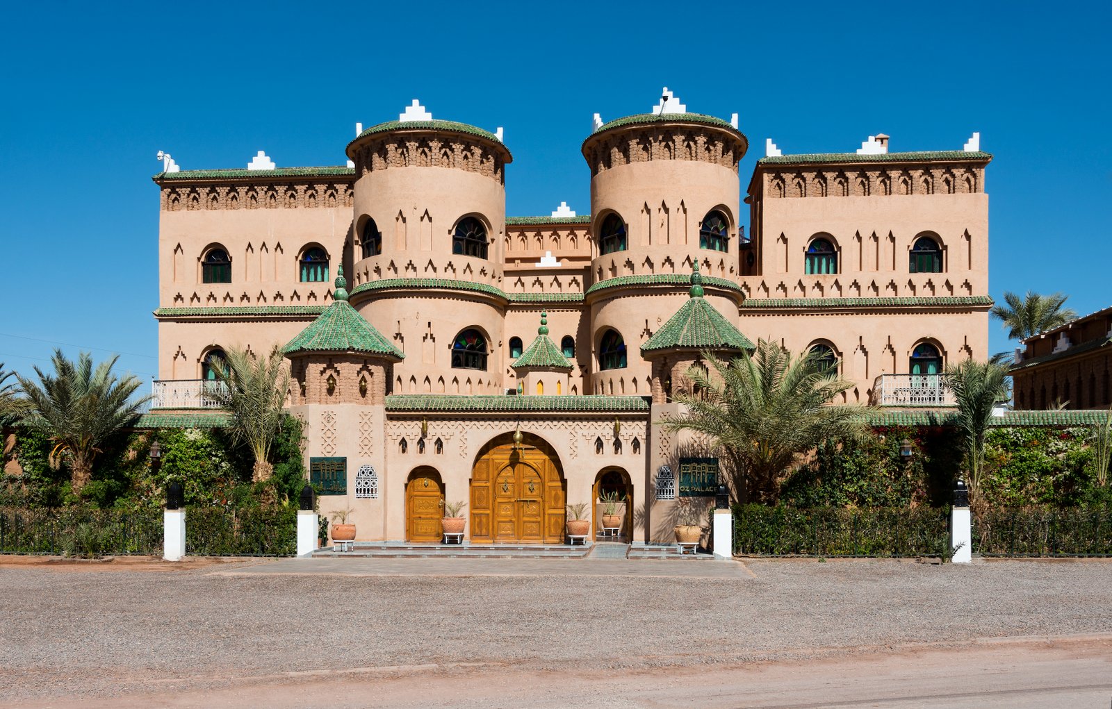 OZ Palace kasbah facade in Ouarzazate